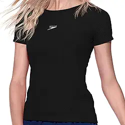 Camiseta Dry Fit Feminina Speedo Manga Curta Esportiva Adulto