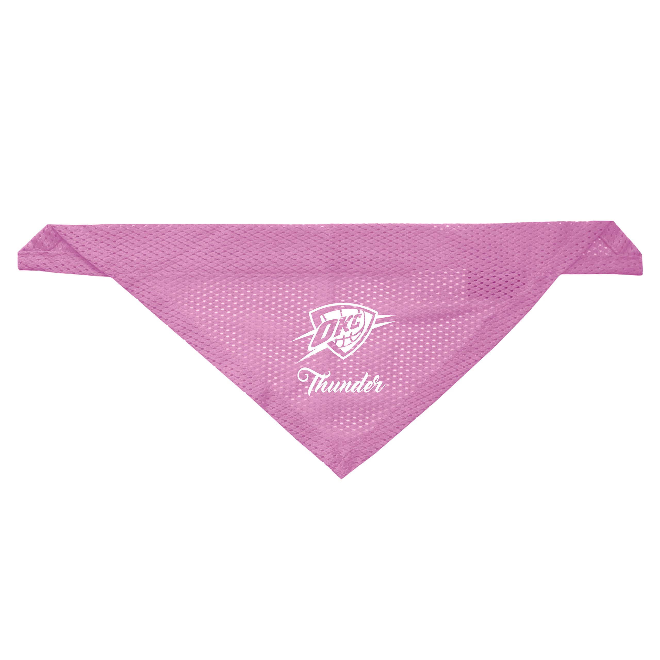 Littlearth Oklahoma City Thunder Dog Cat Mesh Jersey Bandana Pink L/XL
