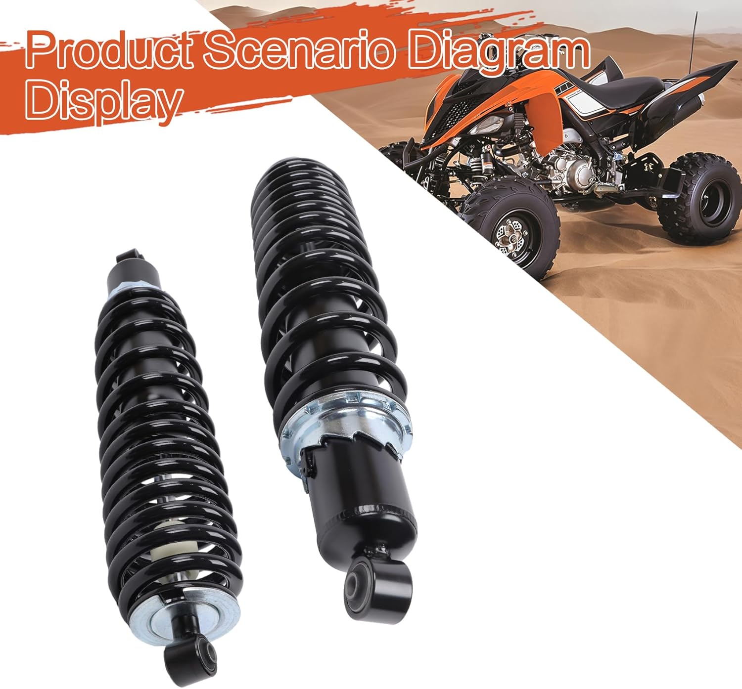 Rear Shocks Replacement for Can-Am Defender HD8 HD10 Traxter HD8 HD10 Replacement for 706001900 706002485