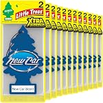 Little Trees Car Air Freshener | Xtra Strength Provides Long-Lasting Scent for Auto or Home | Extra Boost of Fragrance | Black Ice, 24 Air Fresheners
