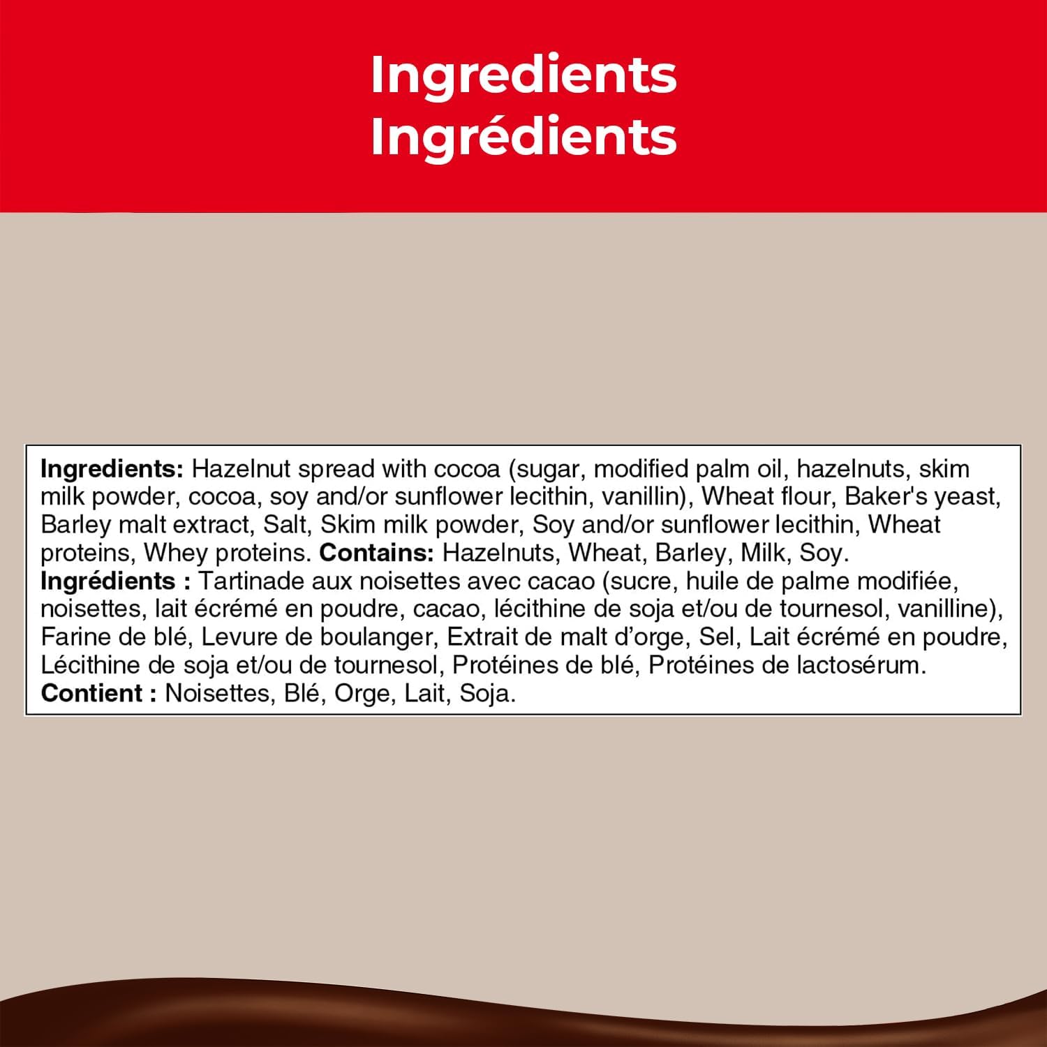 NUTELLA B-READY; Snack Bars; Crunchy Wafer Filled With Delicious NUTELLA; 15 bars pack; 330g - Image 3