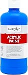 Handy Art Acrylic Paint, Set of 8 Neon Colors, 8 oz Bottles, Semi-Gloss | Student Fluid Acrylic, Creamy Flow Consistency, Glows UV with Blacklight, Highly Pigmented, Safe & AP Non-Toxic, Made in USA