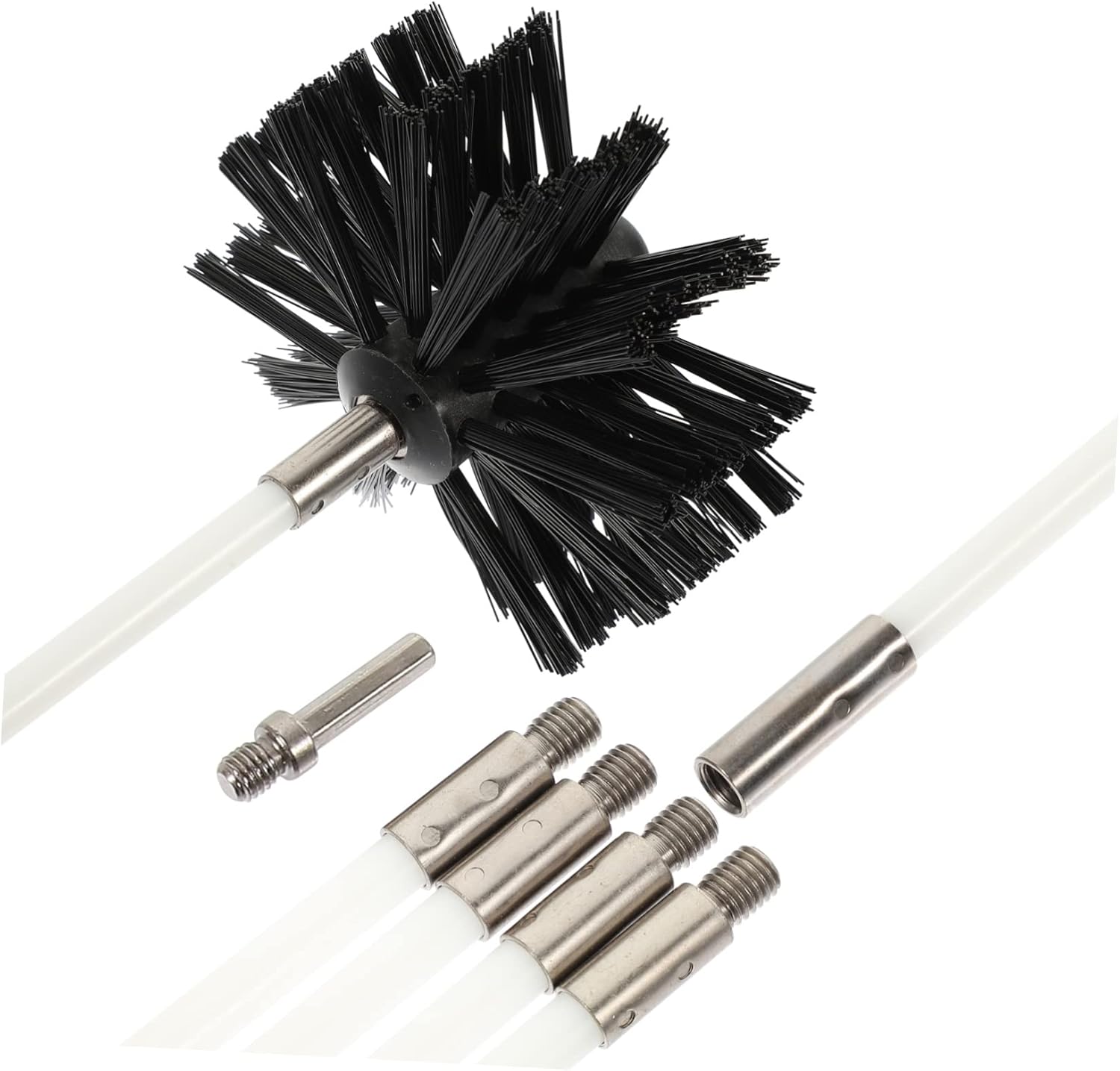 Homoyoyo 1 Set Pipe Cleaning Brush Fiberglass Chimney Rod