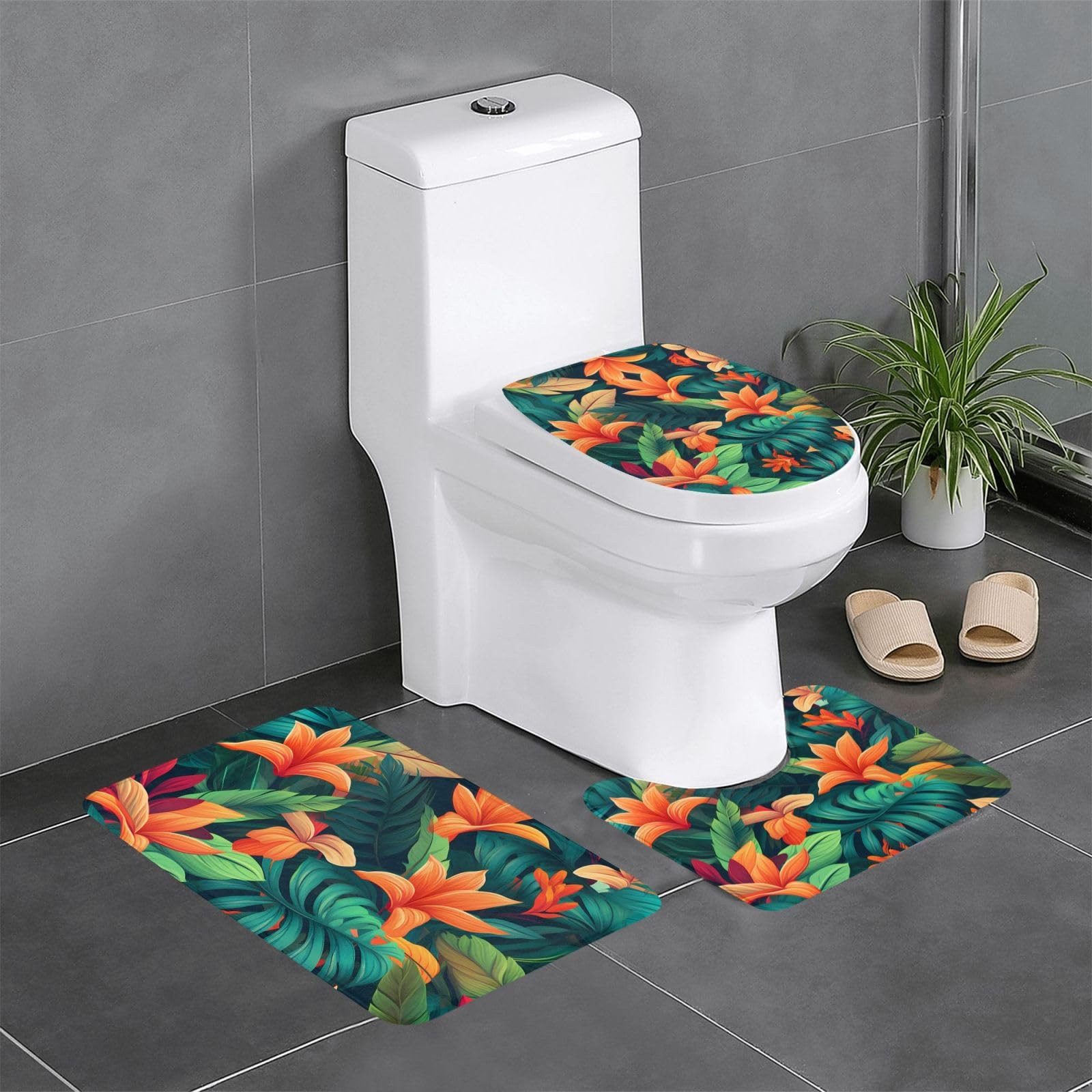 Tapis de salle de bain antidérapants pour éviter les chutes sur carrelage