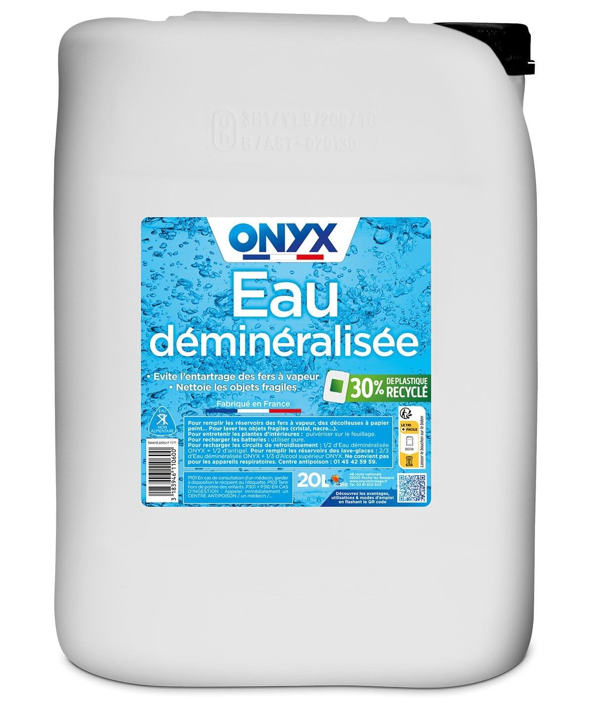 Agua déminéralisée – 20 L