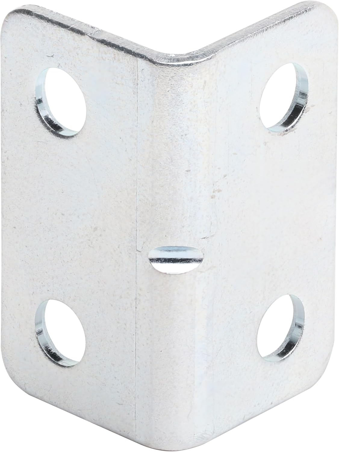 100 Pack Rok Hardware Heavy Duty Metal L Shaped Bracket, 1-1/4" (32mm) x 23/32" (18mm), Right Angle Corner Brace, Installation Support Bracket for Wooden Face Frame Cabinets, 18 Gauge, Zinc ROKMB3218Z