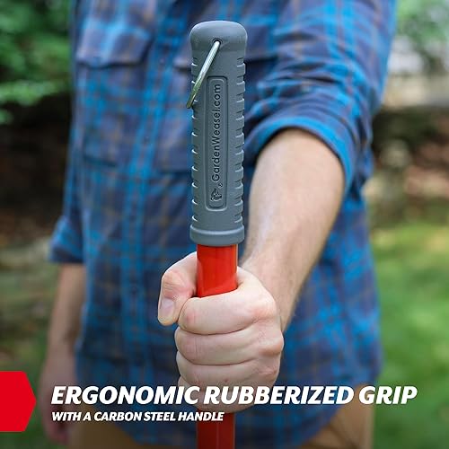 Miniatura 7 de GARDEN WEASEL Rodillo recolector de nueces grande Herramienta colectora de nueces para nueces, pelotas de goma de mascar dulce, pelotas de tenis y