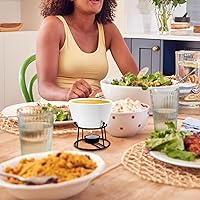 Vista 7 de Luvan 4 calentadores de mantequilla de 14.2 onzas para mariscos, derretidor de mantequilla con soportes y 20 velas de candelita, juego de calentador