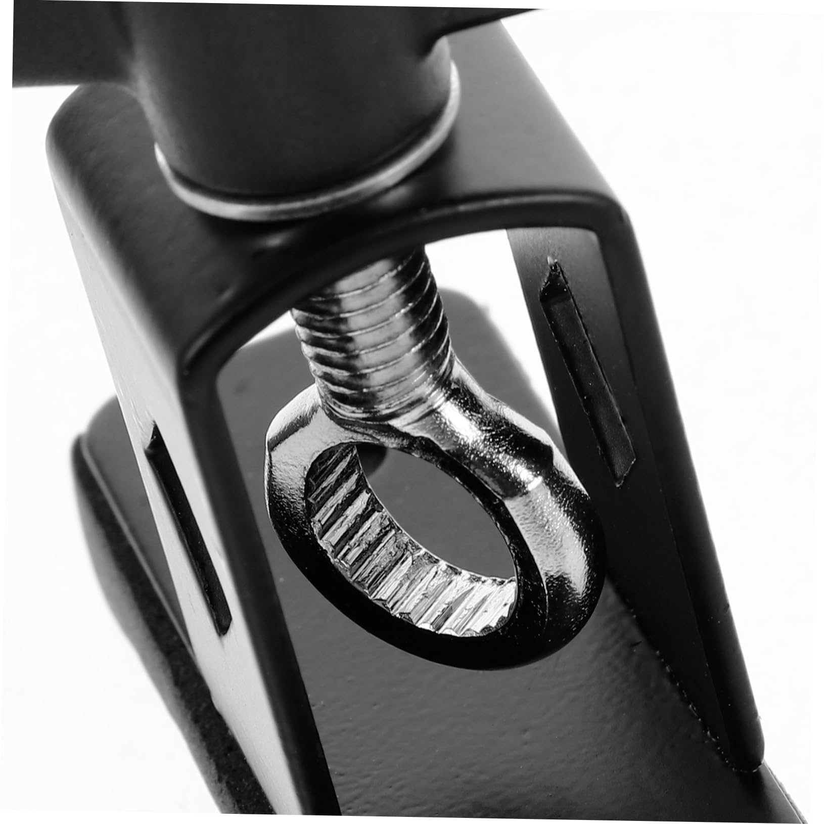 Totority Cowbell Holder Drum Hoop Mounting Bracket Drum Set Clamp Jazz Mounting Bracket Easy to Install