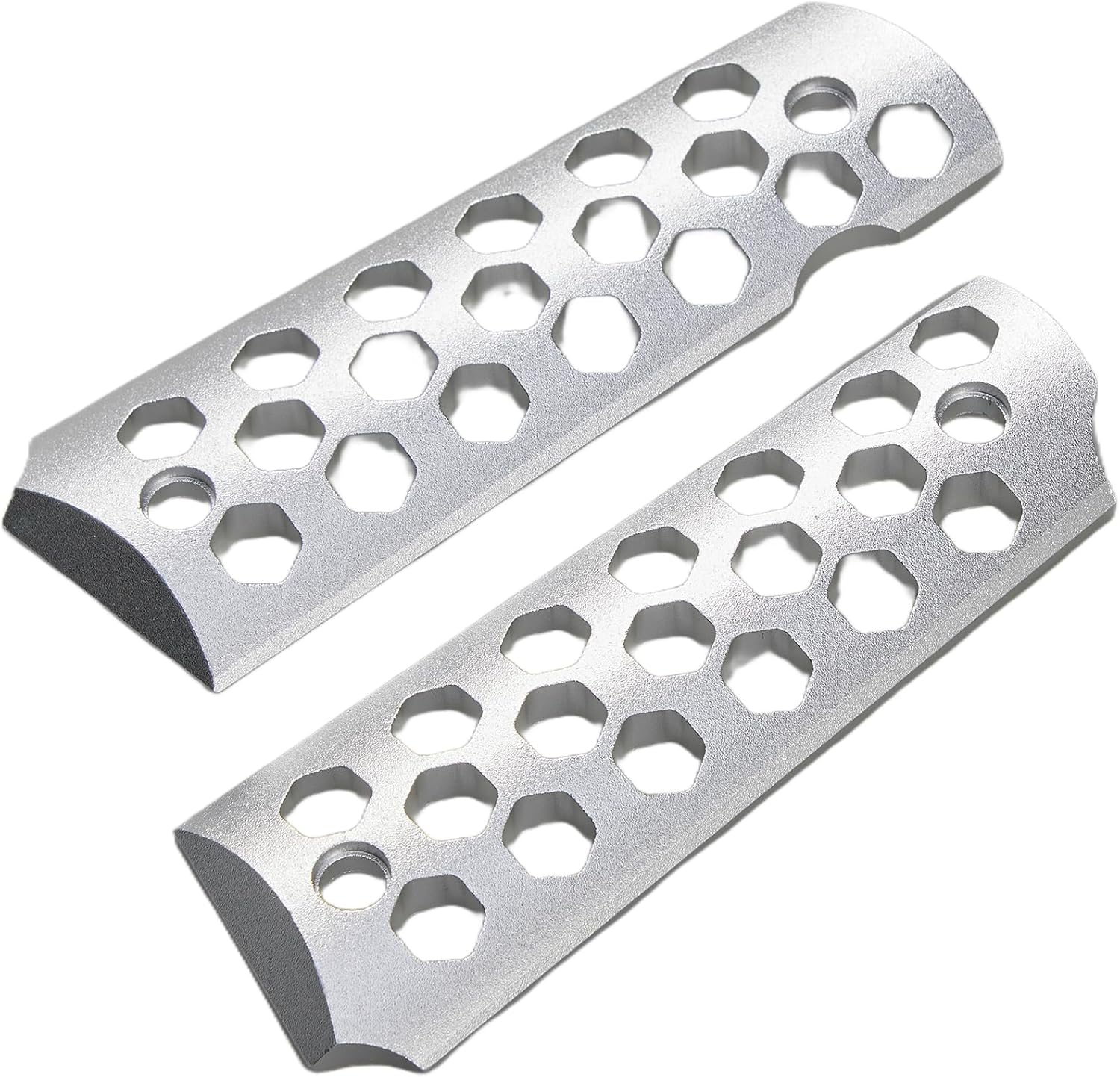 1911 Grips Aluminum Full Size - 6061 Hard Anodized Handgun Grip Surface for Government/Commander Frames, Precision CNC Cut
