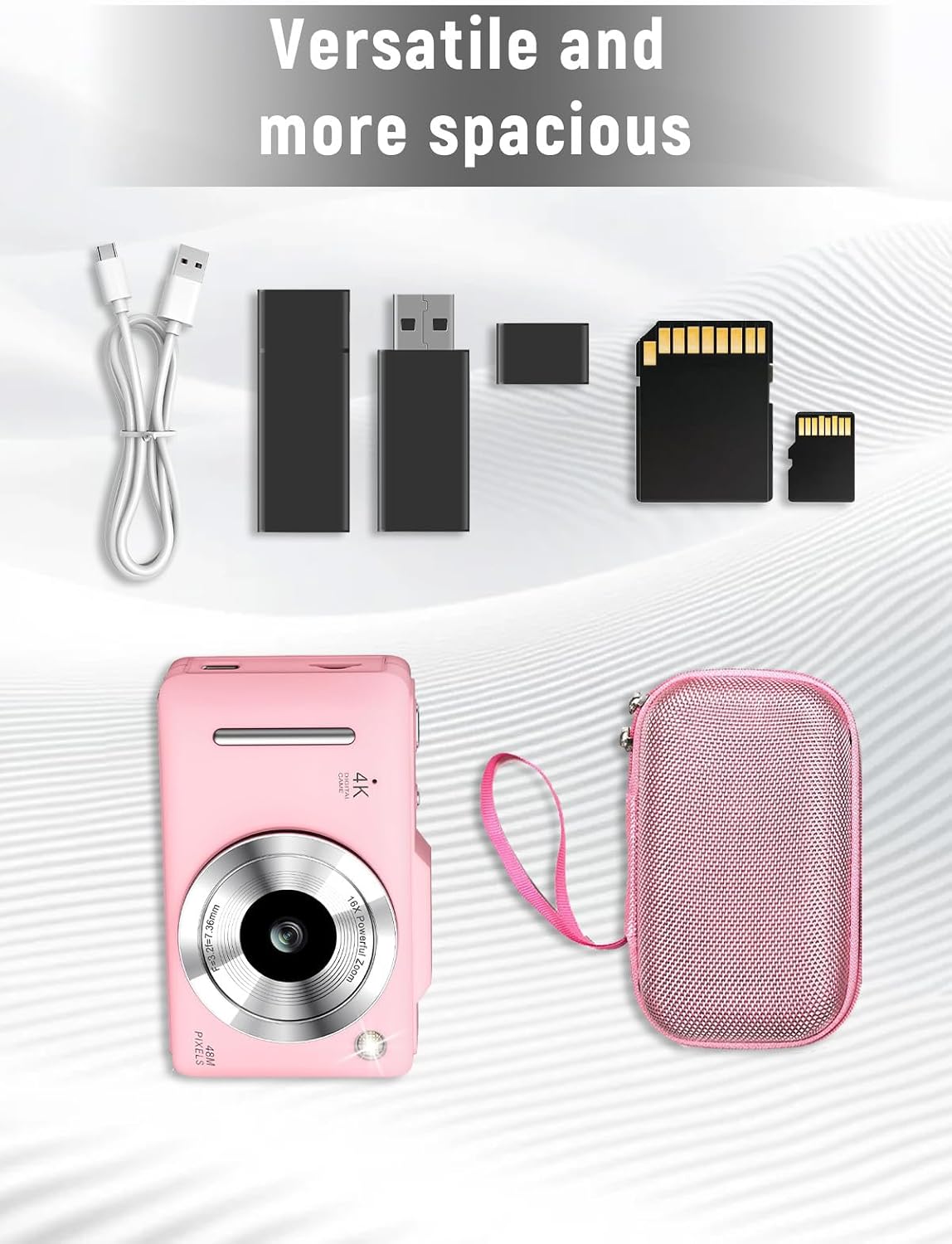 Storage Bag for QUIOF Digital Camera (Pink) image 3