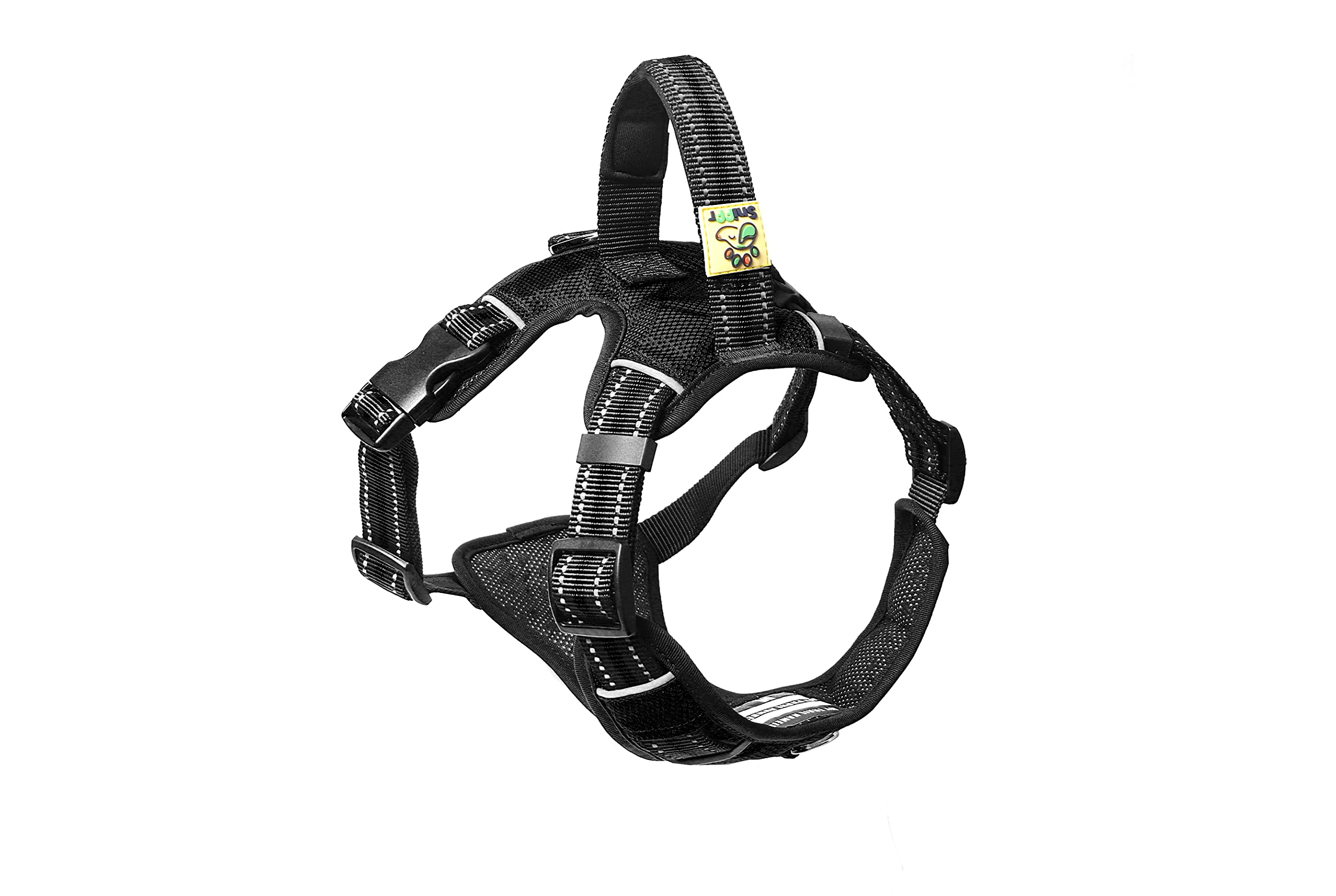 Sniffr Comfort Step in Dog Harness Easy to Put on Dog Harness Choke Free Adjustable Pet Vest No Pull Outdoor Sport Vest Harness Reflective Soft Padded Vest (M, Black) (B096LVYTSL) Amazon Price History, Amazon Price Tracker