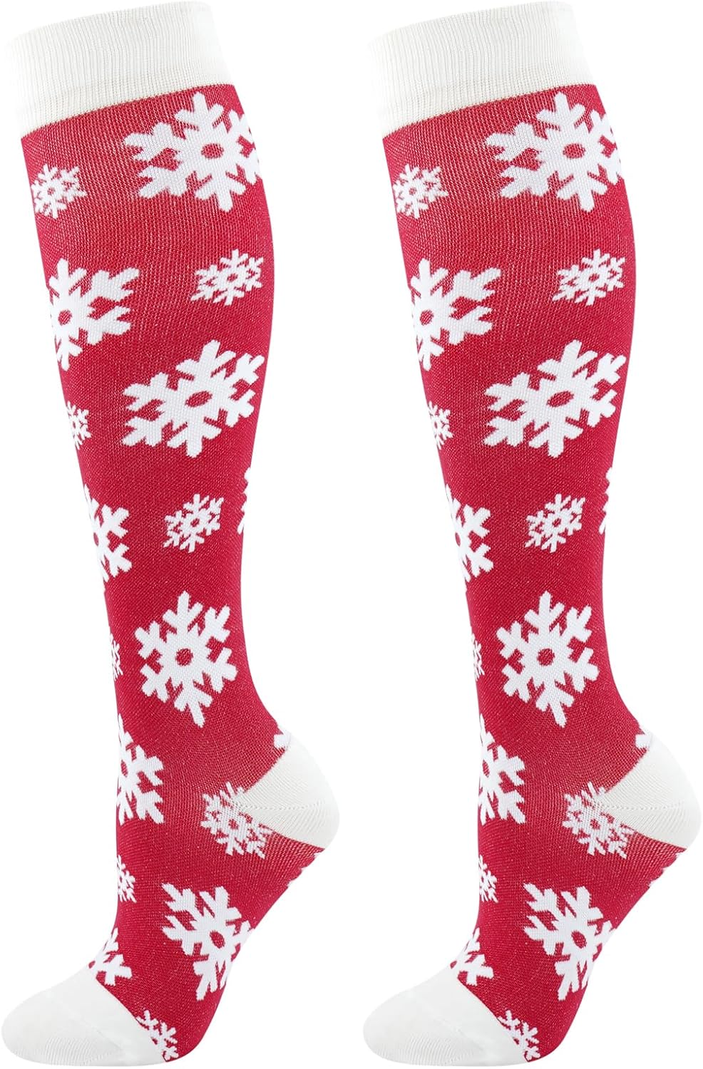 Junely Compression Socks for Women Knee High Stockings for Running Athletic Nurses Work Support Travel Flight Sports Gifts