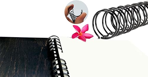 Vista 3 de Libro de invitados rústico de madera de 11 x 8.5 pulgadas: fabricado en Estados Unidos