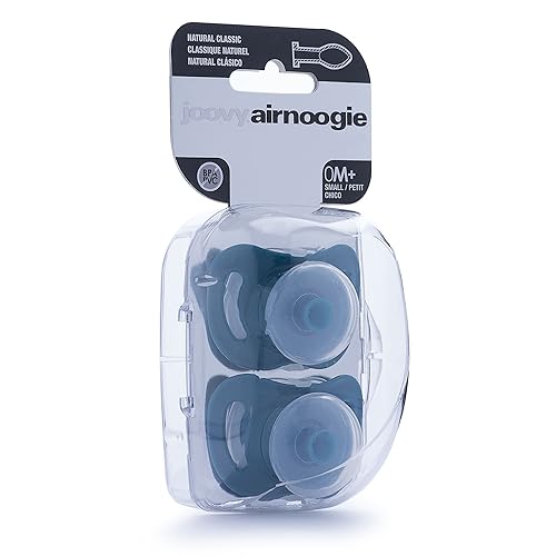 Miniatura 5 de JOOVY Chupete Airnoogie de 2 piezas, turquesa, pequeño