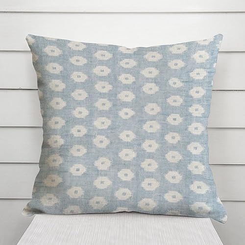 Vista 696 de ArogGeld Chinoiserie - Fundas de almohada escénicas asiáticas, estilo asiático, funda de almohada azul y verde Kelly, funda de cojín para decoración