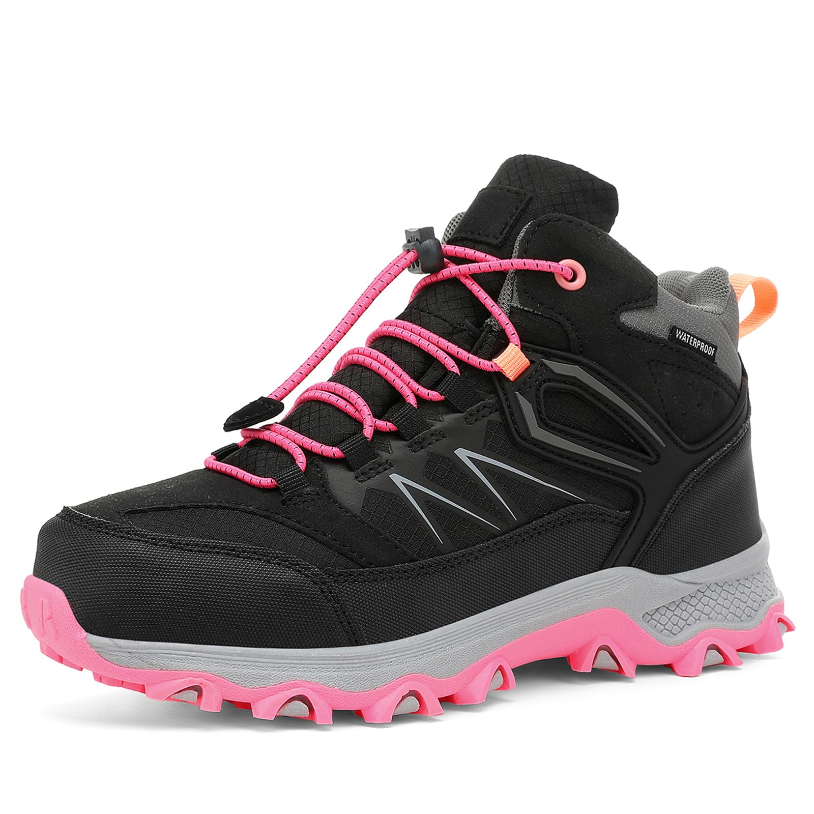 Kinder Wanderschuhe Jungen Wasserdicht Trekking Wanderstiefel Bequem Leichter Mädchen Outdoor rutschfeste Turnschuhe Trekkingschuhe Four Seasons Schuhe EU 31-39