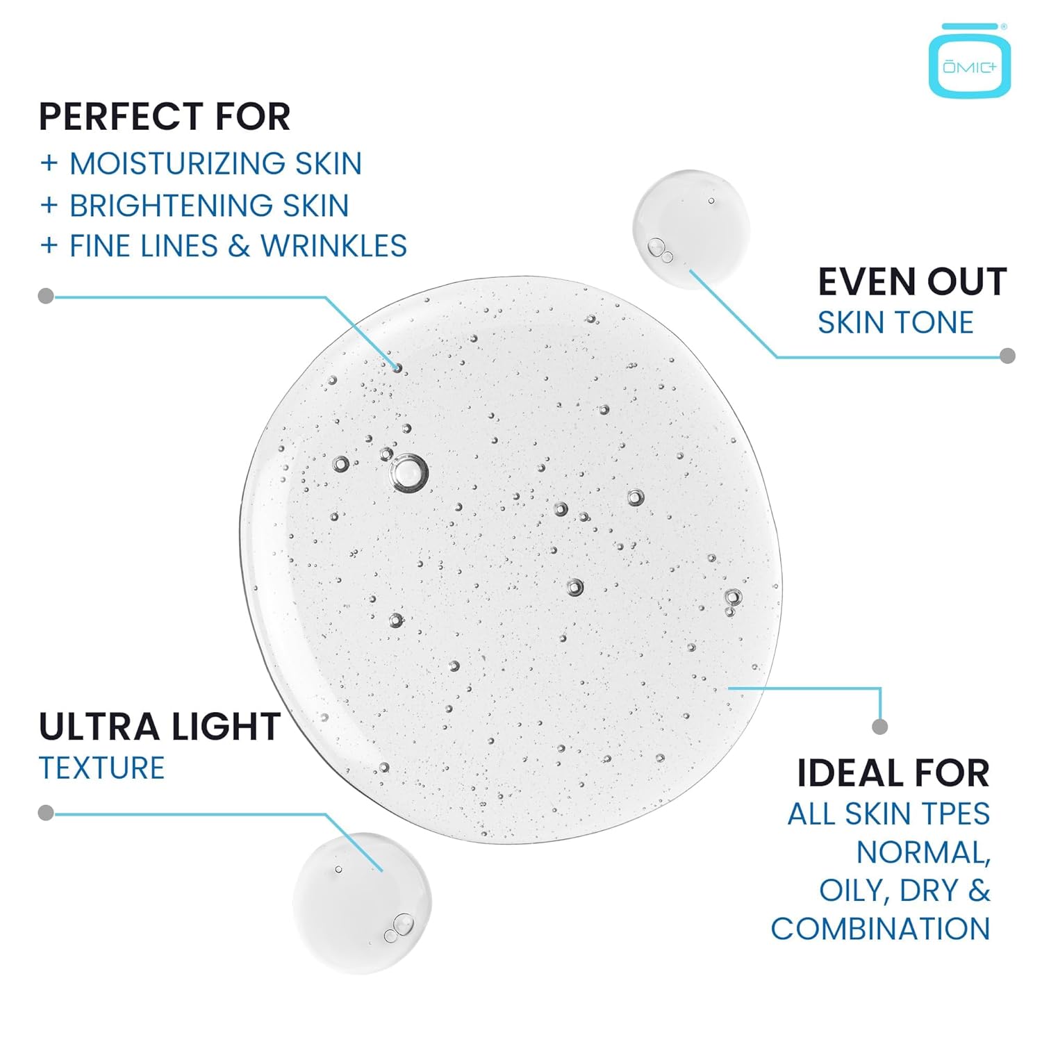 OMIC+ 5% Cysteamine Intensive Corrector Serum - 1 Fl Oz / 30ml - Targets Stubborn Pigmentation, Uneven Skin Tone, Brightening & Firming Antioxidant Formula – Suitable for All Skin Types - Image 4