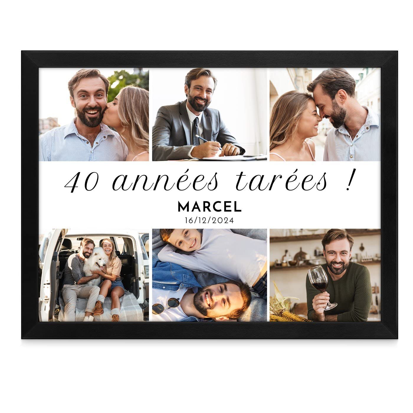 Poster Mural Personnalisé dans le Salon pour un Anniversaire Réussi