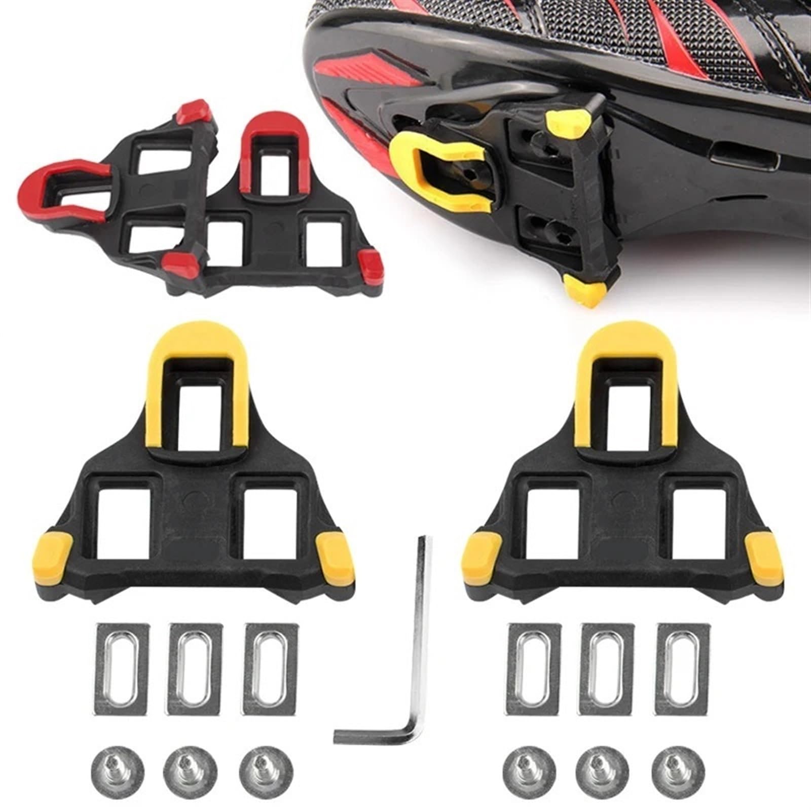 Tacchette per Pedali da Bici da Strada S//P//D Pedali per Bicicletta Clip autobloccante per Scarpe da Ciclismo S//H//I//M//A//N//O