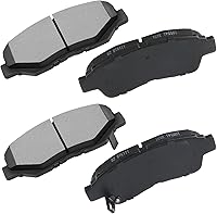 Vista 34 de cciyu D1094 D1100 Kit de pastillas de freno de cerámica delanteras y traseras, 8 piezas para Nissan Frontier 2005-2018, 2005-2015 para Nissan