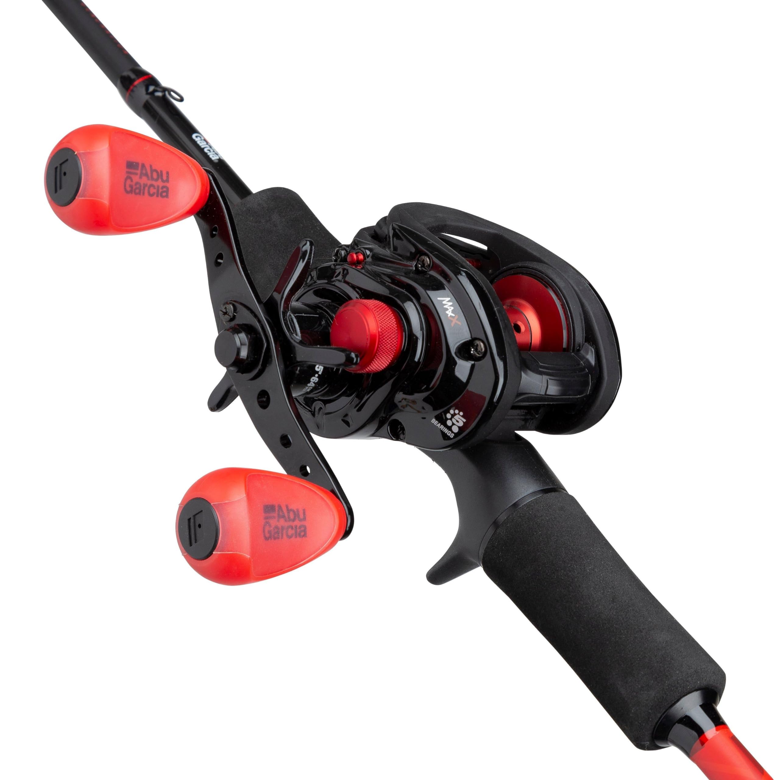 Abu Garcia MAX X Castingrute und Baitcast Rollen-Combo – Raubfischangel-Setup für Hecht, Barsch, Zander