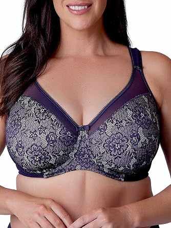 Berlei Womens Beauty Everyday Minimizer Bra, Purple Aubergine, 40C