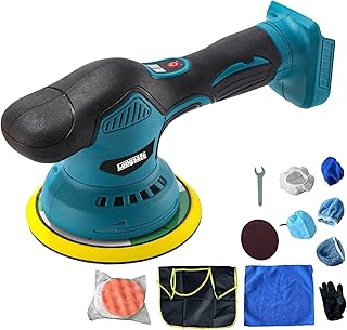 マキタ 互換 ポリッシャー 車 軽量1.22kg 8段変速 145mm 日本企業 コードレス 電動ポリッシャー 充電式 ダブルアクション 18Vバッテリー対応 初心者 洗車 艶出し 傷消し DIY POL02 Longsafe (本体のみ)