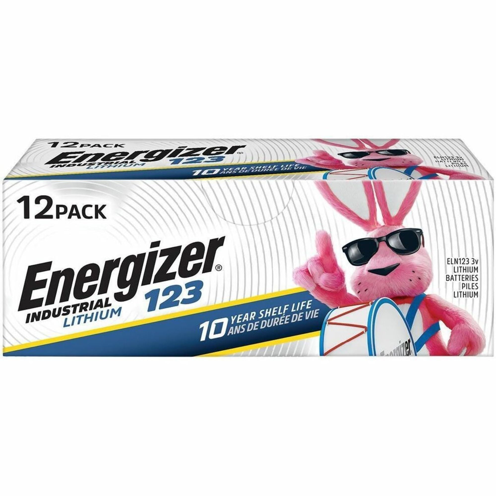 Energizer® Lot de 12 piles au lithium industrielles ELN123-12