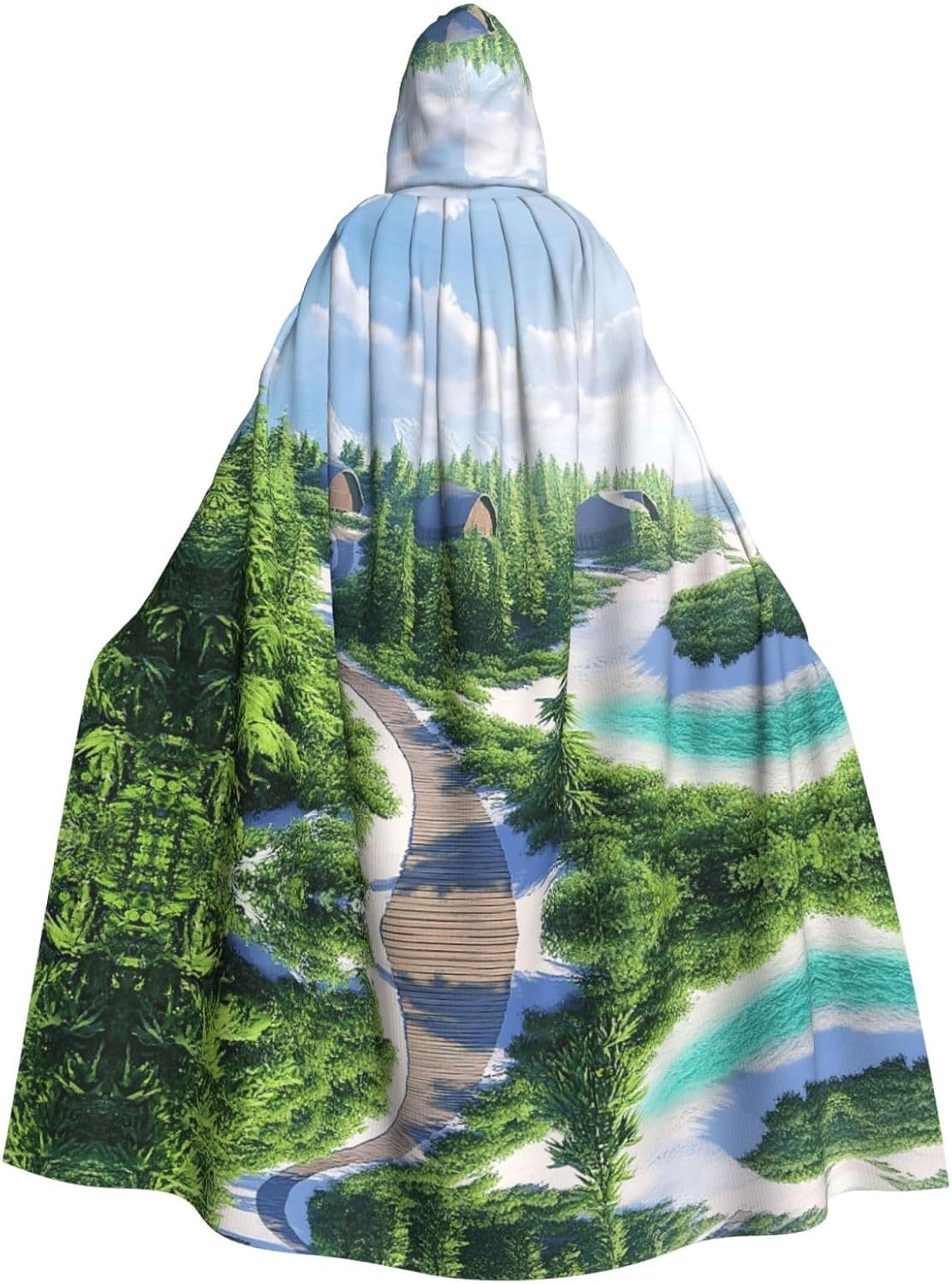 Summer vacation destination Unique Darkness Poncho Shawl - Customizable Wearable Blanket for Women, Perfect Halloween Costume Accessory, Knight, Akatsuki, and More