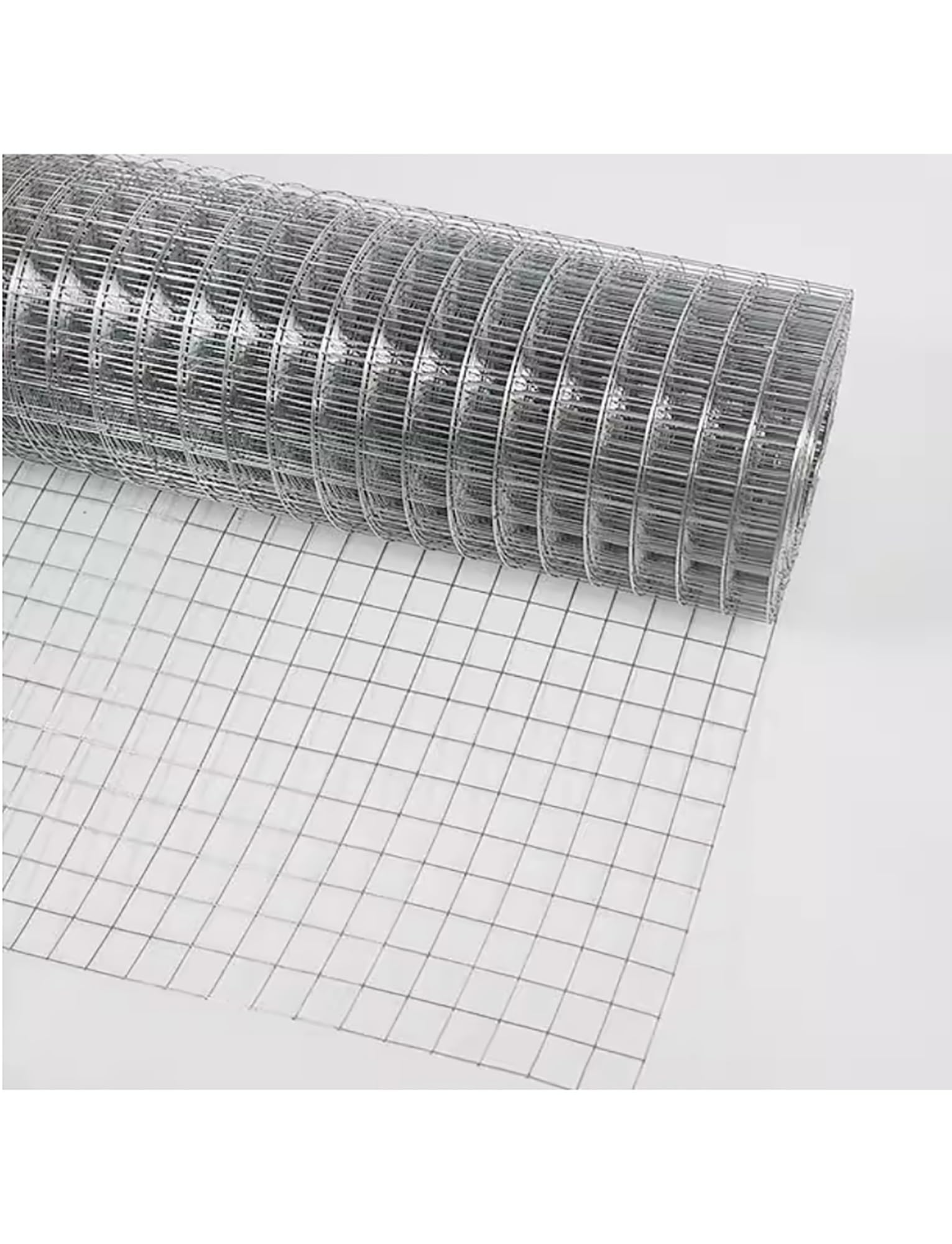 Genérico Malla metálica Resistente, Malla de Alambre galvanizado de 1,6 cm de diámetro for gallineros, cercas de jardín y Refuerzo de estuco.(500x100cm/16.4x3.3ft)