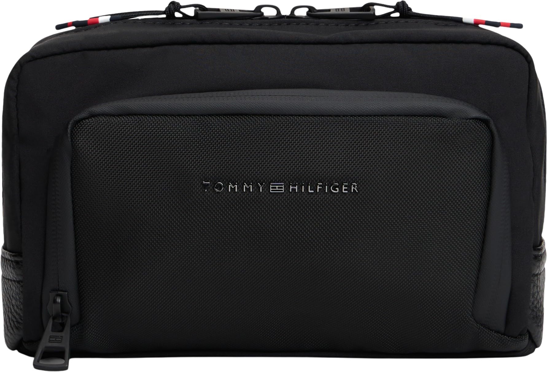 Tommy Hilfiger Men's TH TRAVEL WASHBAG AM0AM13950 Washbag, BLACK, One Size