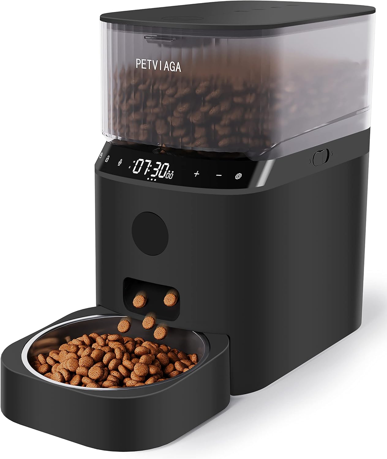 PETVIAGA Automatic Cat Feeders with Timer, 5L Timed Dog Food Dispenser