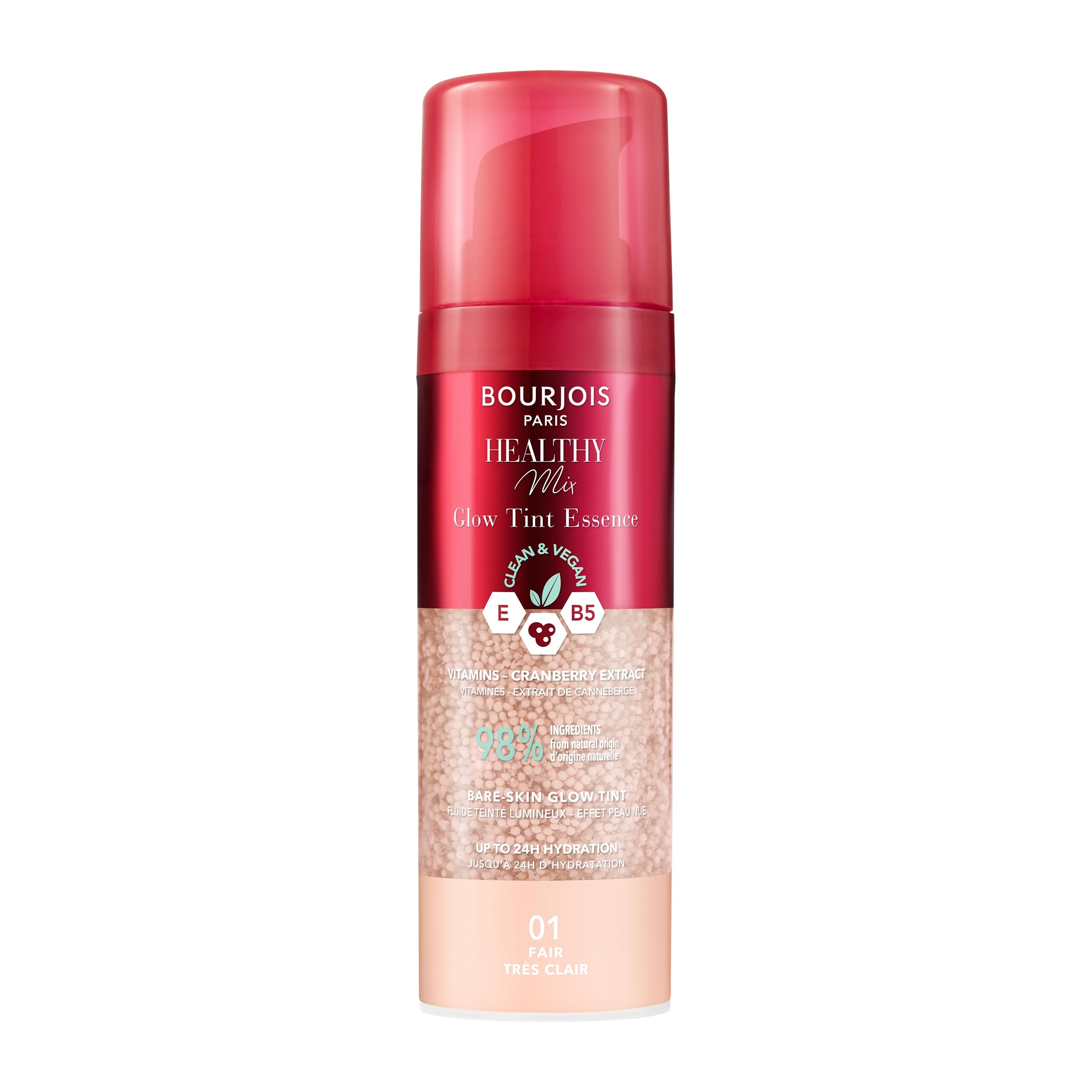 Fluide Teinté Lumineux Healthy Mix Clean 01 Très Clair - 30ml