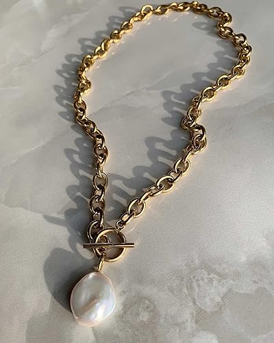 Miniatura 7 de CULT OF SUN Collar con colgante de perlas chapado en oro de 18 quilates