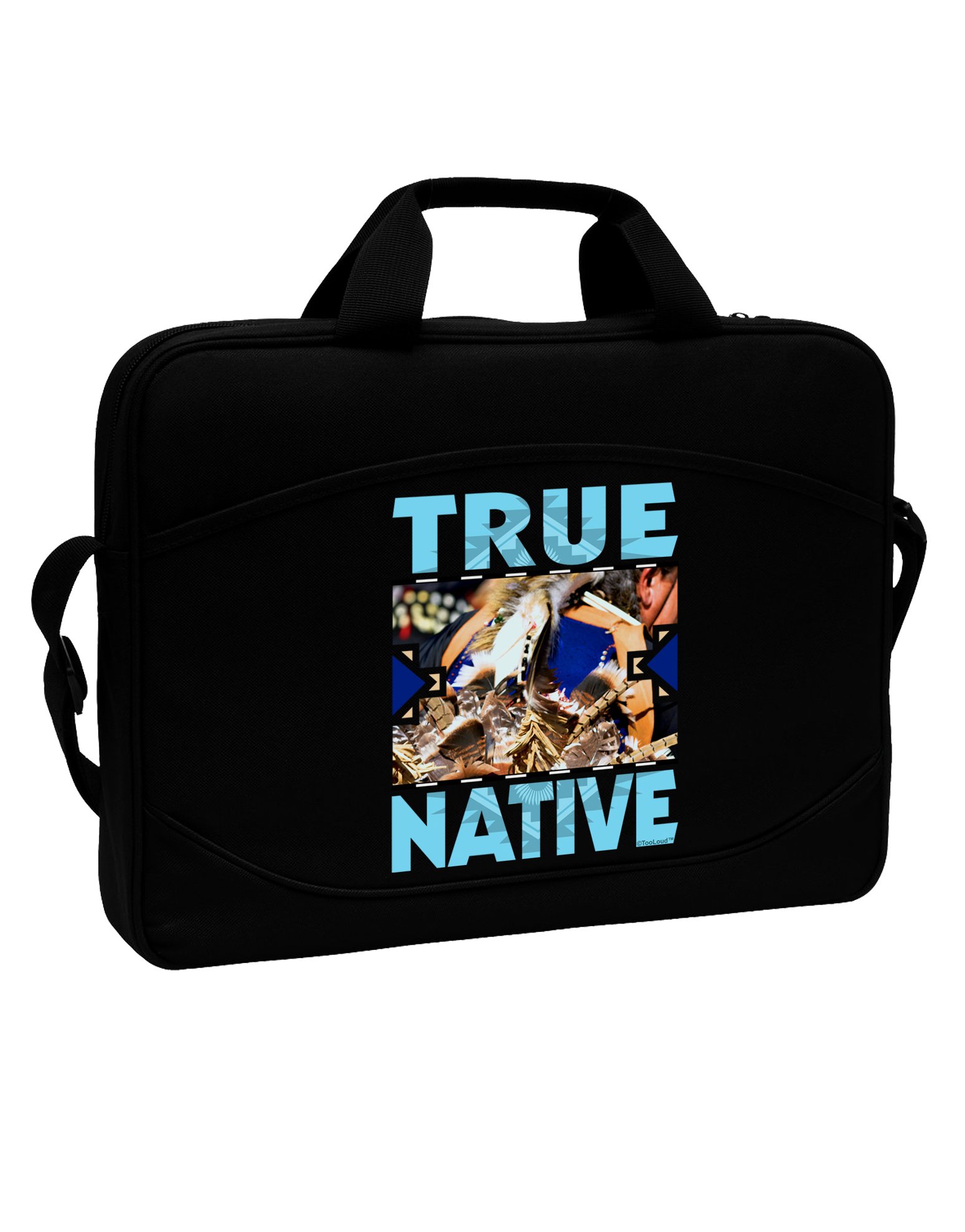 TOOLOUDTrue Native American 15" Dark Laptop/Tablet Case Bag