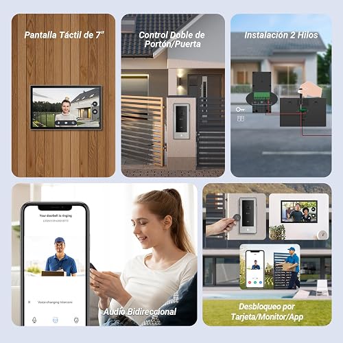 EZVIZ Visiophone Connecté WiFi, Interphone Filaire CP5 - 2