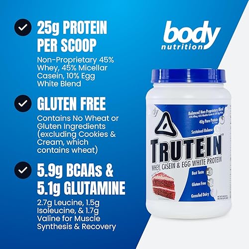 Vista 112 de Body Nutrition Trutein Mezcla de proteínas
