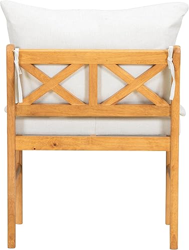 Miniatura 4 de Farmhouse Modern Dining Chairs Set of 2, Table & Chair Sets, Desk Chair with Handwoven Rattan Backrest and Solid Wood Legs for Dining Room and