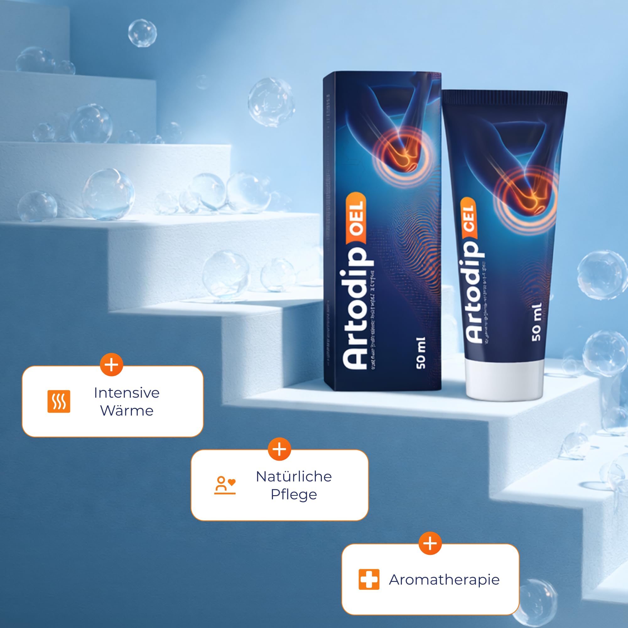 Premium – Teufelskralle, Beinwell & Arnika – Intensives Wärmegel mit Capsaicin zur Gelenk- und Muskelpflege – 50ml