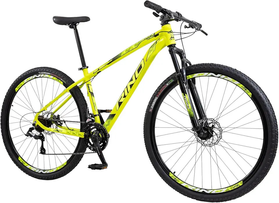 Bicicleta Rino Start RX 1.4 MTB Aro 29 Alumínio 24 Marchas Freio a Disco Suspensão Dianteira