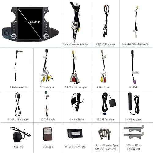 Miniatura 6 de LINKSWELL GEN 5 Android 12.1 Radio para Jeep 2018-2022 WranglerGladiator Pantalla táctil Estilo T Reemplazo 4GB RAM+64GB ROM