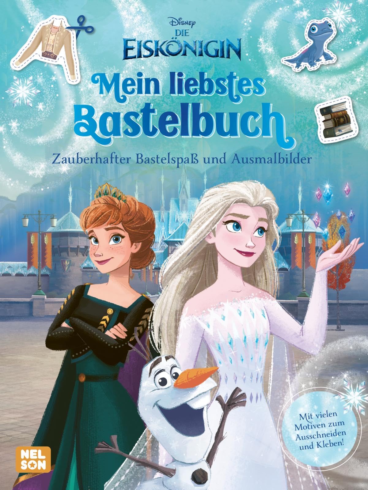Disney Die Eiskönigin: Mein liebstes Bastelbuch - Zauberhafter Bastelspaß und Ausmalbilder: Jetzt schon ein Klassiker!