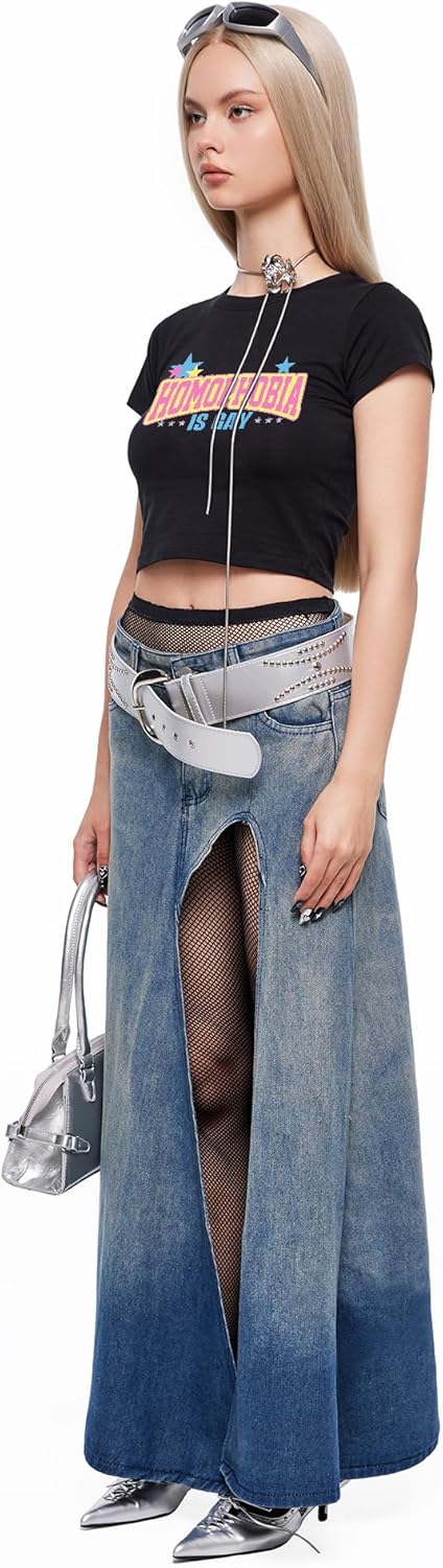 Y2K Graphic Tees for Women - Stylish Funny Short Sleeve Crew Neck Crop Tops Going Out Top T-Shirt - Image 3