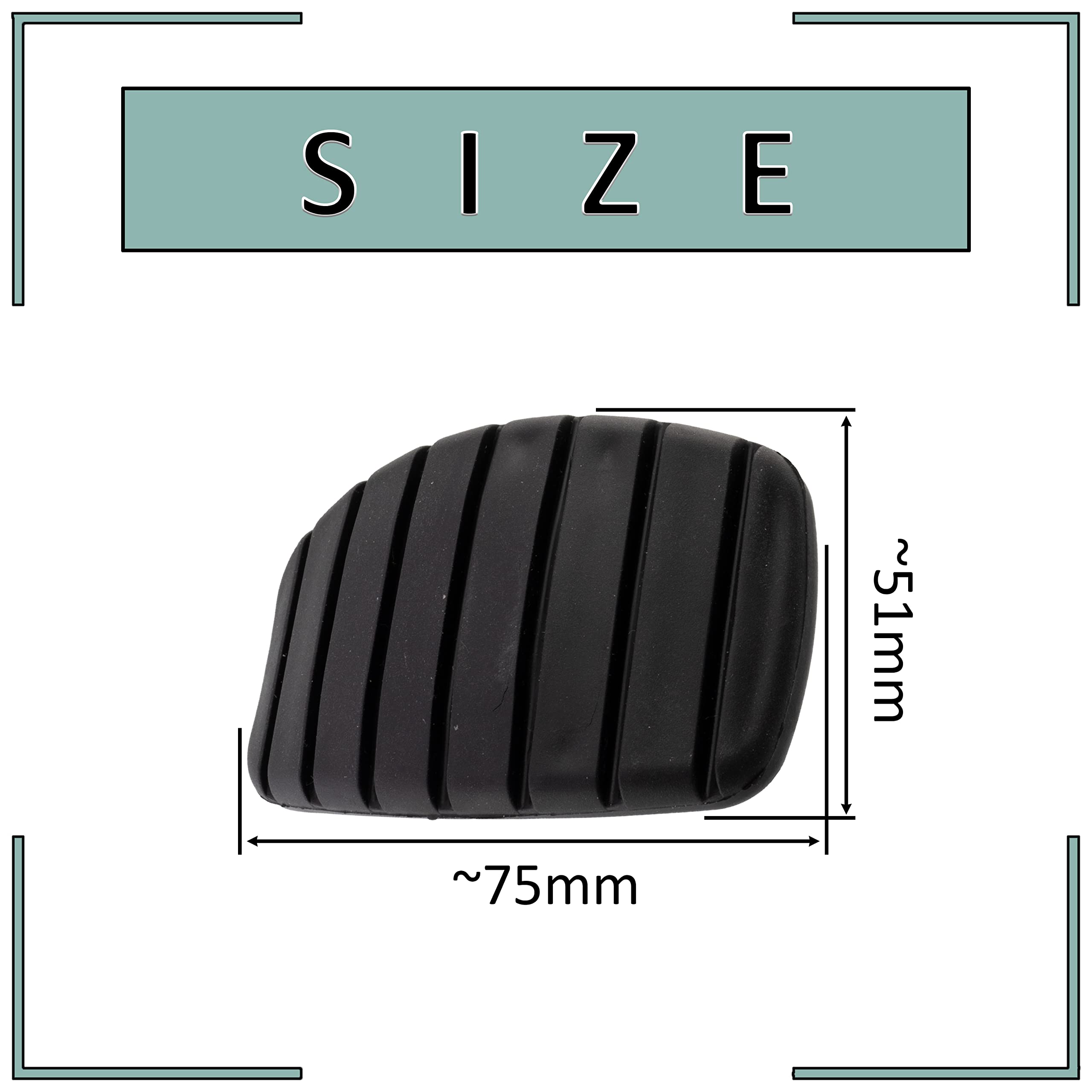 AERZETIX - C40083 - Revêteent De Pédale D'accélérateur