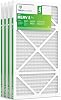 TRIGHTFILTERS 14x25x1 Air Filter 4 Pack, MERV 8 Pleated Dust Defense Air Filters Replacement Air Conditioner HVAC AC Furnace Filter, Durable and Lightweight