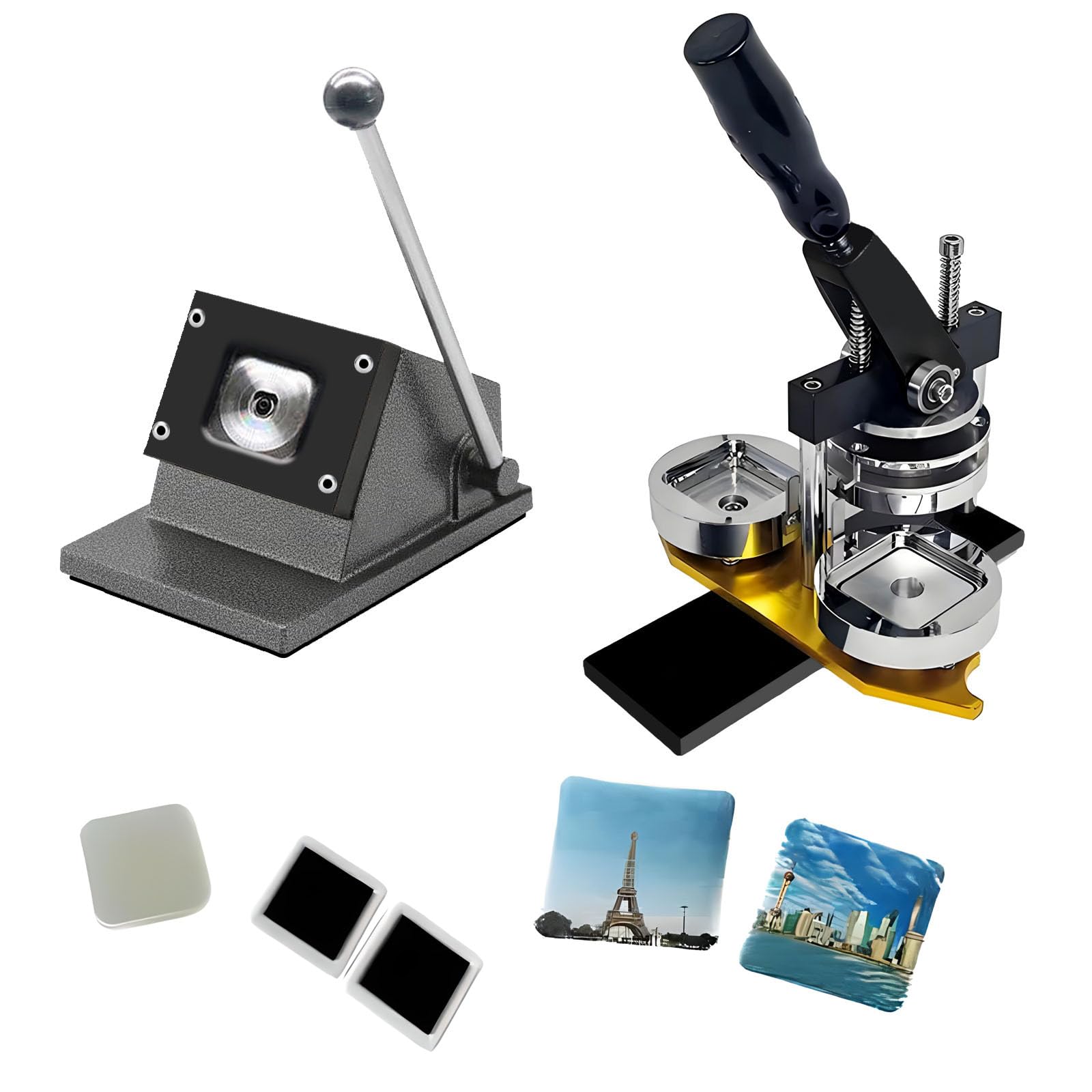 50x50 Mm Square Photo Fridge Badge Magnet Maker Machine Paper ...