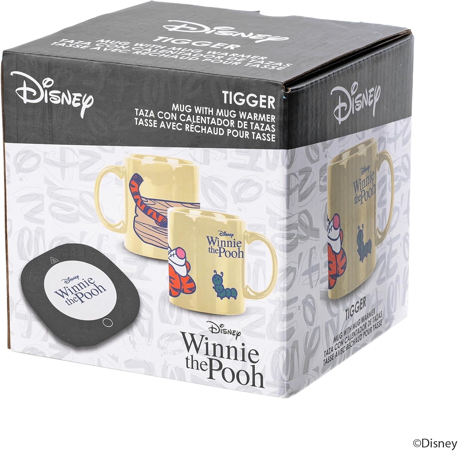 Uncanny Brands Disney Tigger 12oz Mug Warmer Set – Keeps Your Favorite Beverage Warm - Auto Shut On/Off