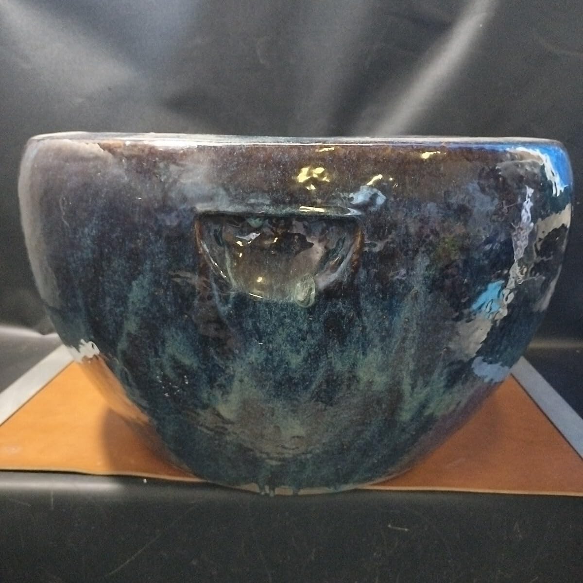 【未使用　美品　商品】アンティーク火鉢　メダカ鉢　金魚鉢　　陶器製　睡蓮　幅40 楽天市場】水鉢 金魚鉢 睡蓮鉢 丸い鉢 メダカ鉢 金魚鉢 陶器