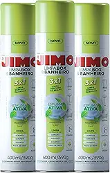 Kit 3 Un Jimo Limpa Box Banheiro 400ml